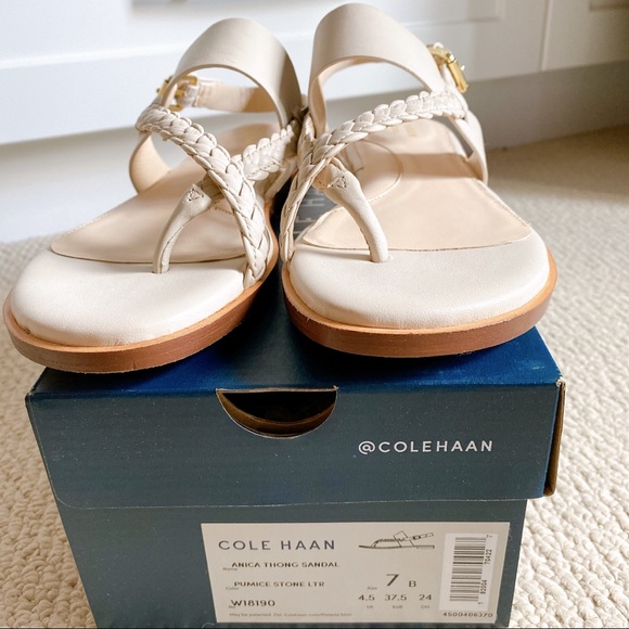 NIB Cole Haan Anica Braided Thong Sandal - Picture 7 of 7
